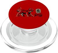 Happy Chinese New Year 2022 Year of the Tiger 2022 PopSockets PopGrip pour MagSafe