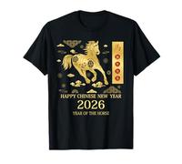 Happy Chinese New Year 2026 Shirt: Lucky Year of The Horse T-Shirt