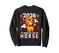 Happy Chinese New Year 2026 Year of The Horse Kids Son Sweatshirt