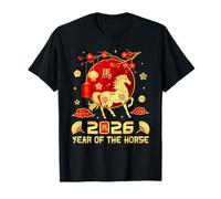 Happy Chinese New Year 2026 Year of The Horse Lunar New Year T-Shirt