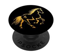 Happy Chinese New Year Art 2026 Crescent Year of The Horse PopSockets PopGrip Adhésif