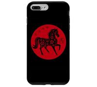 Happy Chinese New Year Art 2026 Red Round Year of The Horse Coque pour iPhone 7 Plus/8 Plus