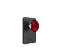 Happy Chinese New Year Art 2026 Red Round Year of The Horse PopSockets PopWallet pour MagSafe