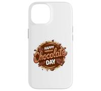 Happy Chocolate Day Celebrating World Chocolate Day Lovers Coque pour iPhone 14