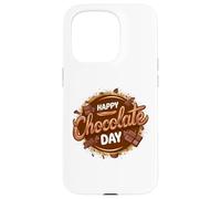 Happy Chocolate Day Celebrating World Chocolate Day Lovers Coque pour iPhone 15 Pro