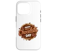 Happy Chocolate Day Celebrating World Chocolate Day Lovers Coque pour iPhone 16 Pro