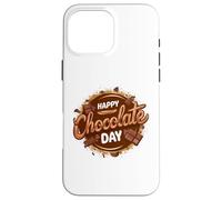 Happy Chocolate Day Celebrating World Chocolate Day Lovers Coque pour iPhone 16 Pro Max