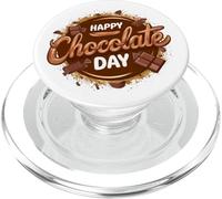 Happy Chocolate Day Celebrating World Chocolate Day Lovers PopSockets PopGrip pour MagSafe