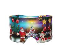 Happy Christmas - Cache-oreilles confortable - Bandeau chaud et design double face - Convient pour la méditation et le yoga.