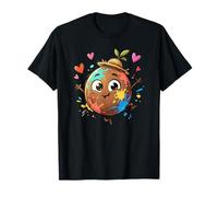 Happy Coconut Cartoon Kawaii Tropical Love T-Shirt