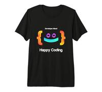 Happy Coding, Just a Boy Who Loves Coding Graphic Designs T-Shirt Haut de Gamme