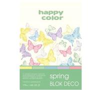 HAPPY COLOR A4 20Feuilles Bloc à dessin Papier à dessin vierge, pastel