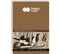 HAPPY COLOR A4 80 feuilles Eko carnet à dessin Bloc de papier à dessin 80g, kraft