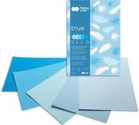 HAPPY COLOR Bloc A4 20 feuilles papier de bricolage Craft Papier toner 170g, bleu
