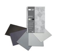 Happy Color- Bloc déco Gris, Papier décoratif pour la Fabrication de Cartes de Scrapbooking, A4, 170 g/m², 20 Feuilles, 5 Couleurs, Teintes Grises, HA 3717 2030-082
