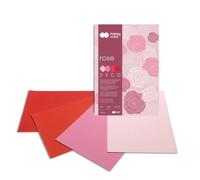 HAPPY COLOR Bloc A4 20 feuilles papier de bricolage Craft Papier toner 170g, rouge rose