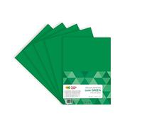 Happy Color Feuilles de Fabrication en Mousse A4, 5 Feuilles, Vert foncé, Couleur Heureuse