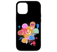Happy Color Pop Smiles - Graphique Positif de Graffiti Urbain Coque pour iPhone 12/12 Pro