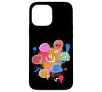Happy Color Pop Smiles - Graphique Positif de Graffiti Urbain Coque pour iPhone 13 Pro Max