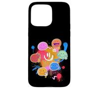 Happy Color Pop Smiles - Graphique Positif de Graffiti Urbain Coque pour iPhone 15 Pro Max
