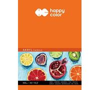 Happy Color Tampon de Peinture Acrylique, Art, A3, 360 G/M², 10 Feuilles
