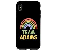 Happy Colorful Team Adams Rainbow Pride Green Yellow Coque pour iPhone XS Max