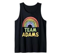 Happy Colorful Team Adams Rainbow Pride Green Yellow Débardeur