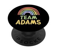 Happy Colorful Team Adams Rainbow Pride Green Yellow PopSockets PopGrip Adhésif