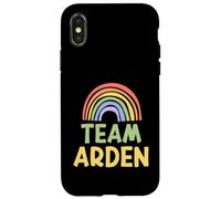 Happy Colorful Team Arden Rainbow Pride Green Yellow Coque pour iPhone X/XS