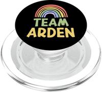 Happy Colorful Team Arden Rainbow Pride Green Yellow PopSockets PopGrip pour MagSafe
