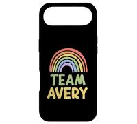 Happy Colorful Team Avery Rainbow Pride Green Yellow Coque pour iPhone Air