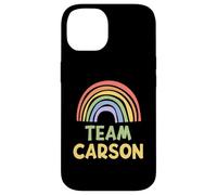 Happy Colorful Team Carson Rainbow Pride Green Yellow Coque pour iPhone 14