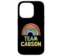 Happy Colorful Team Carson Rainbow Pride Green Yellow Coque pour iPhone 14 Pro