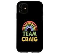 Happy Colorful Team Craig Rainbow Pride Green Yellow Coque pour iPhone 11