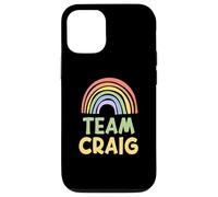 Happy Colorful Team Craig Rainbow Pride Green Yellow Coque pour iPhone 12/12 Pro