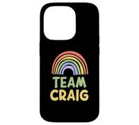 Happy Colorful Team Craig Rainbow Pride Green Yellow Coque pour iPhone 14 Pro