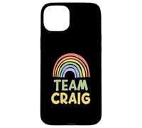 Happy Colorful Team Craig Rainbow Pride Green Yellow Coque pour iPhone 15 Plus