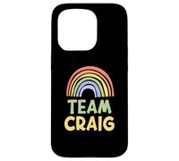 Happy Colorful Team Craig Rainbow Pride Green Yellow Coque pour iPhone 15 Pro