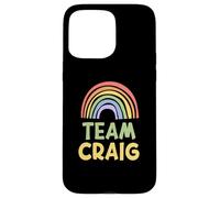 Happy Colorful Team Craig Rainbow Pride Green Yellow Coque pour iPhone 15 Pro Max