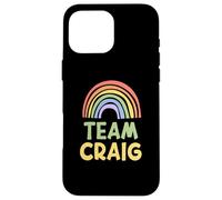Happy Colorful Team Craig Rainbow Pride Green Yellow Coque pour iPhone 16 Pro Max
