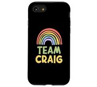 Happy Colorful Team Craig Rainbow Pride Green Yellow Coque pour iPhone SE (2020) / 7 / 8