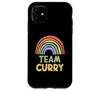 Happy Colorful Team Curry Rainbow Pride Green Yellow Coque pour iPhone 11