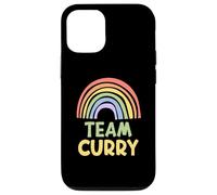 Happy Colorful Team Curry Rainbow Pride Green Yellow Coque pour iPhone 12/12 Pro