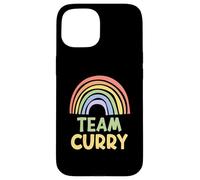 Happy Colorful Team Curry Rainbow Pride Green Yellow Coque pour iPhone 15