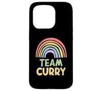 Happy Colorful Team Curry Rainbow Pride Green Yellow Coque pour iPhone 15 Pro