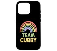 Happy Colorful Team Curry Rainbow Pride Green Yellow Coque pour iPhone 16 Pro