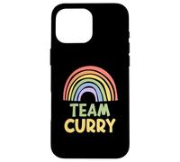 Happy Colorful Team Curry Rainbow Pride Green Yellow Coque pour iPhone 16 Pro Max