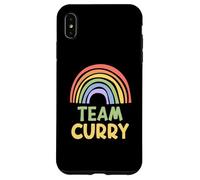 Happy Colorful Team Curry Rainbow Pride Green Yellow Coque pour iPhone XS Max