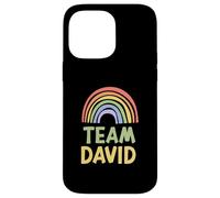 Happy Colorful Team David Rainbow Pride Green Yellow Coque pour iPhone 14 Pro Max