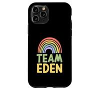 Happy Colorful Team Eden Rainbow Pride Green Yellow Coque pour iPhone 11 Pro